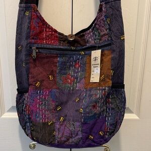 Kathmandu Imports Boho Patchwork Crossbody‎ Bag